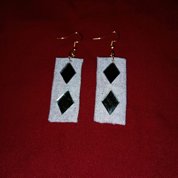 Fabric earrings