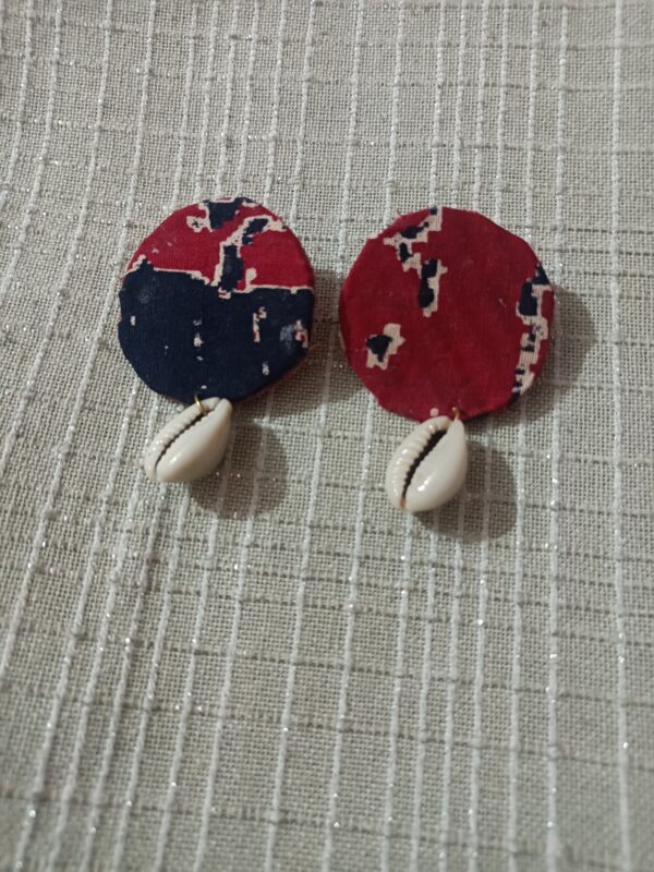 Fabric earrings